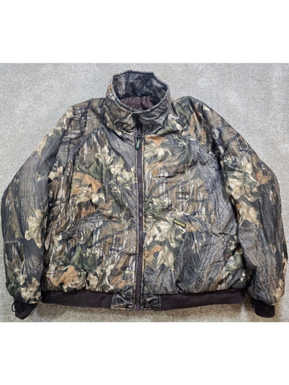 Remington Reversible Camo Jacket Windbreaker Mossy Oak Break Up Heavy Men's XL